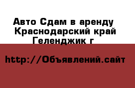 Авто Сдам в аренду. Краснодарский край,Геленджик г.